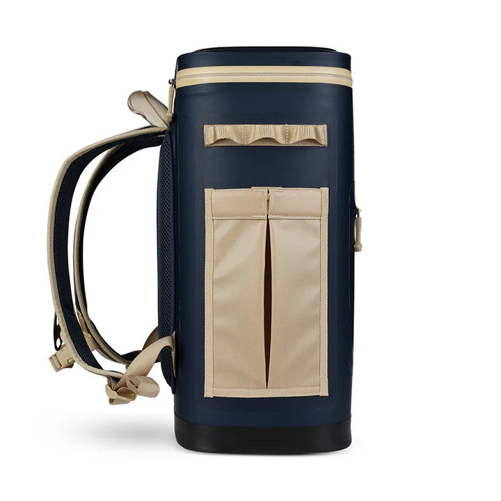 Yukon Outfitters Hatchie Backpack Cooler - Navy/Tan