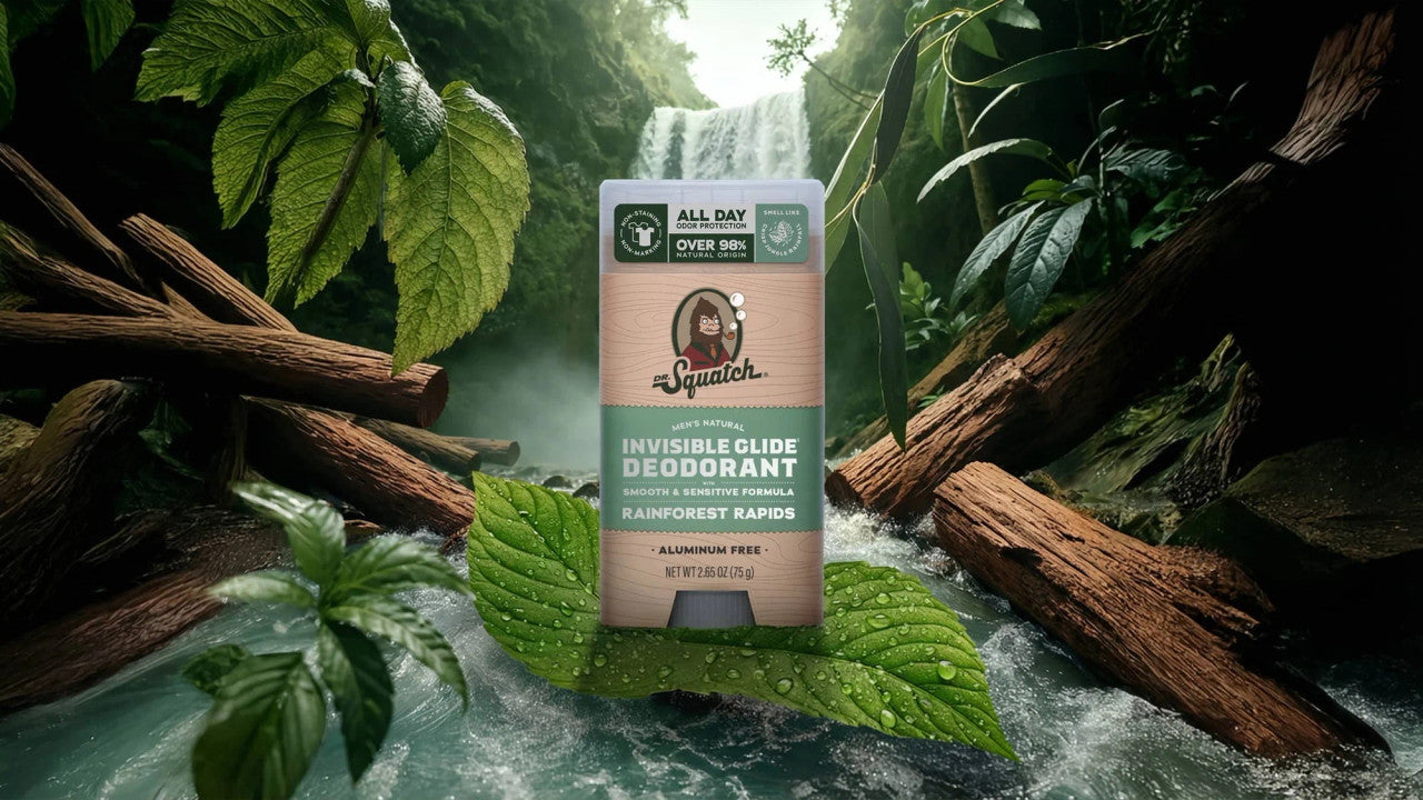 Dr. Squatch Invisible Glide Deodorant Rainforest Rapids