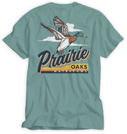 Prairie Oaks Waterfowl Men's Retro Tee - Seafoam
