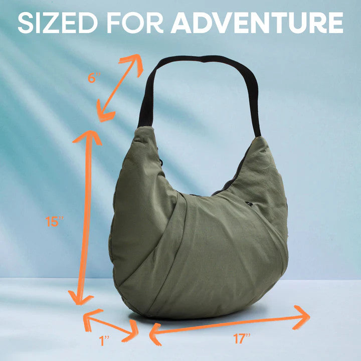 Nupouch Hobo Shoulder Bag- Green