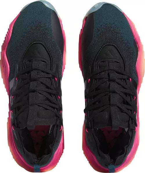 Adidas Trae Young 3 Basketball Shoes - Arctic Night / Core Black / Acid Orange
