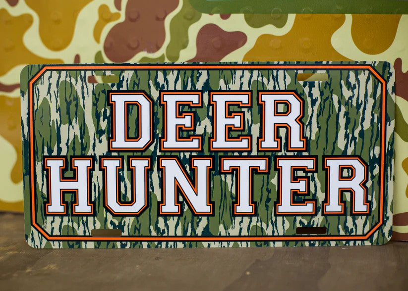 Scent South Deer Hunter Car Tag