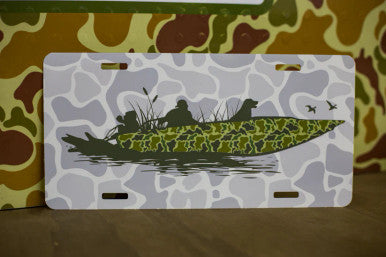 Scent South Duck Boat Car Tag