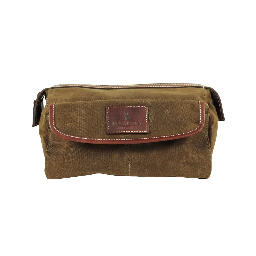 Local Boy Leather Toiletry Bag