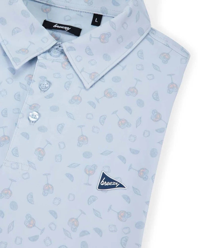 Breezy Golf Men's The Sips & Spritz Polo