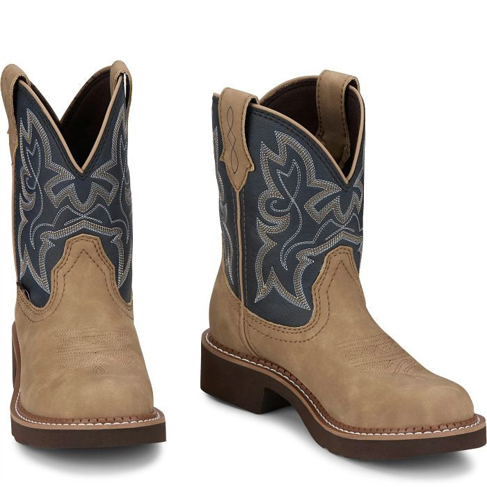 Justin Women's Kay 8" Western - Honey