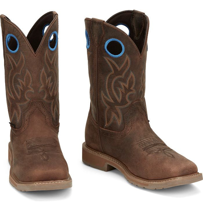 Justin Boots All Around 11" Steel Toe Waterproof Work Boot