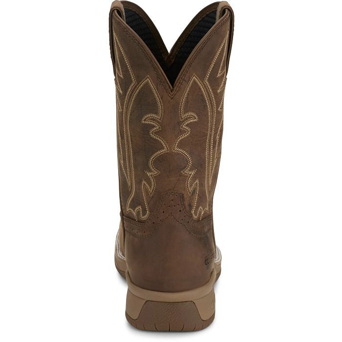 Justin Nitread 11" Waterproof Nano Comp Toe Boot - Taupe