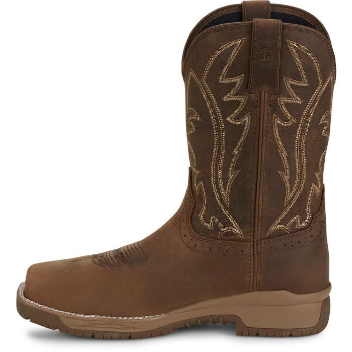 Justin Nitread 11" Waterproof Nano Comp Toe Boot - Taupe