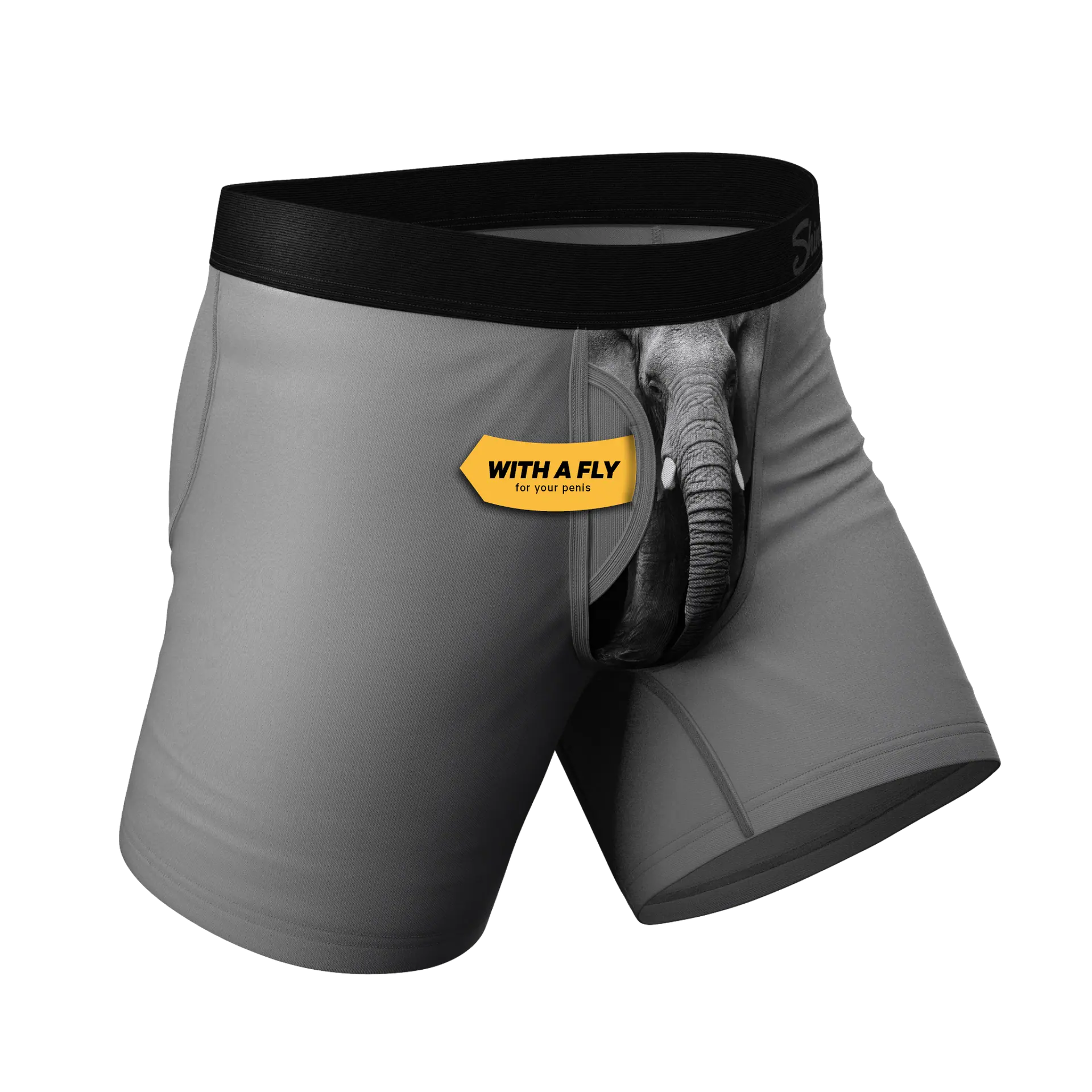 Shinesty Men's The Junk In The Trunk Ball Hammock Pouch Underwear With Fly