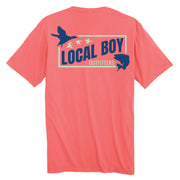 Local Boy Men's Cast & Blast 2.0 T-Shirt - Coral