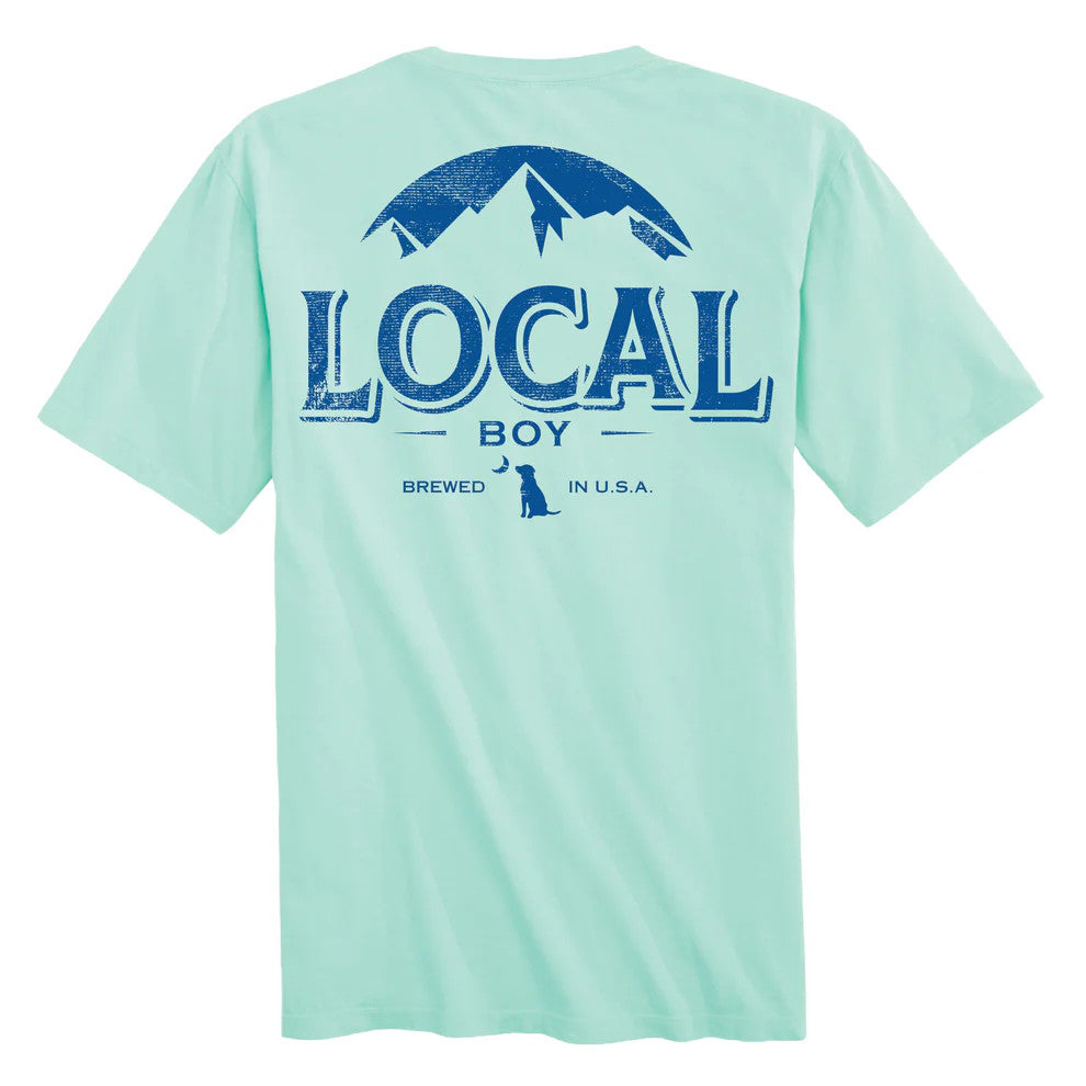 Local Boy Men's Distressed Latte T-Shirt - Island Reef