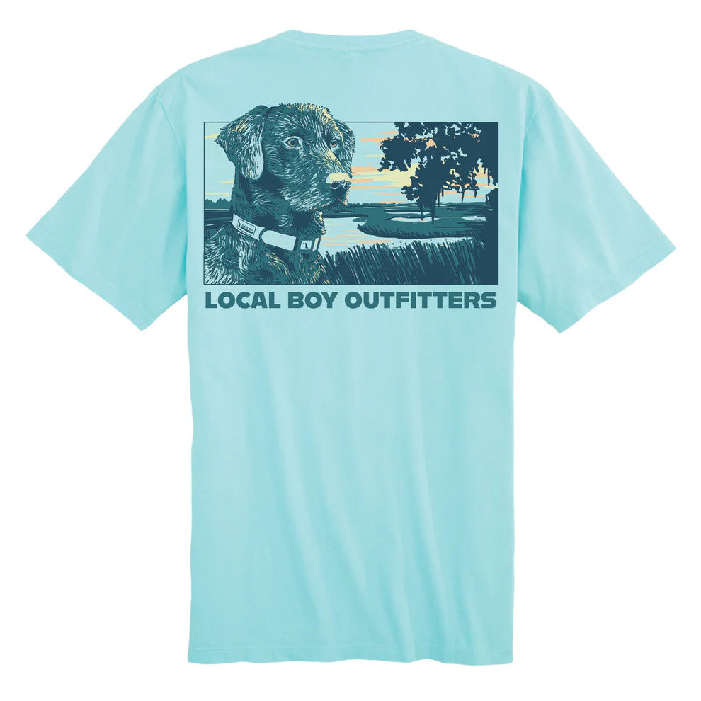 Local Boy Men's Wetland Watchdog T-Shirt - Aqua