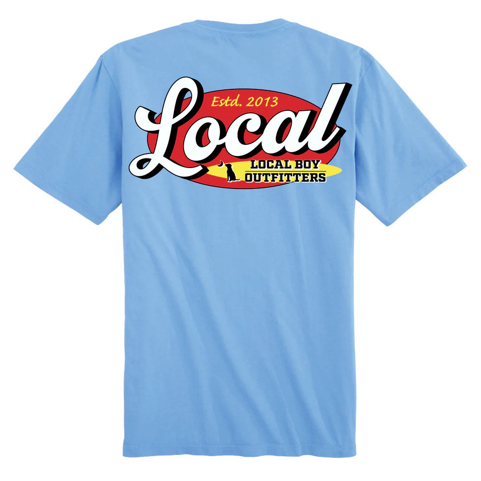 Local Boy Men's Raising Locals T-Shirt - Washed Denim