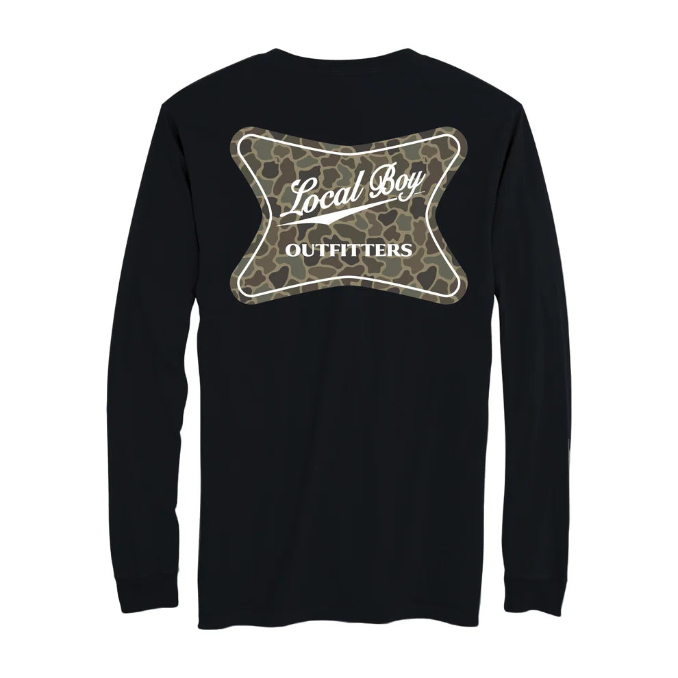 Local Boy Men's High Badge Brush Long Sleeve T-Shirt