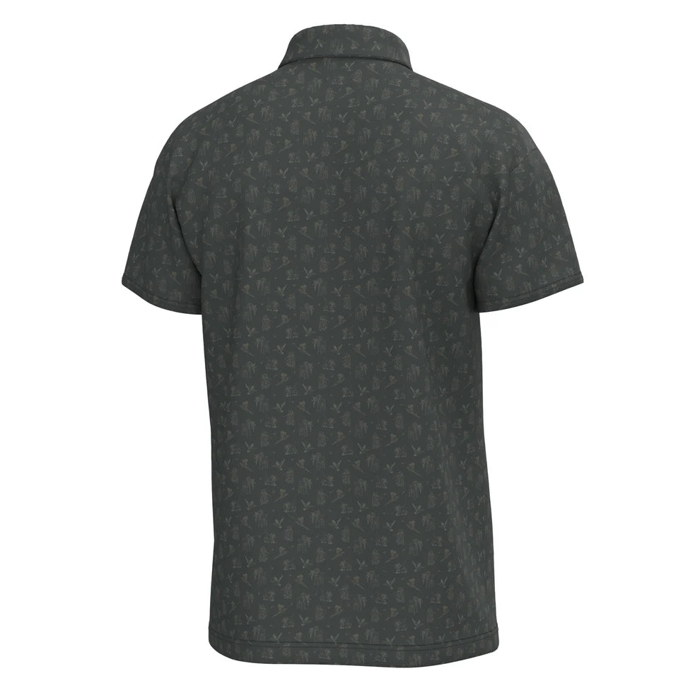 Local Boy Men's Dirty Myrtle Polo - Brown Ultimate Retrieve