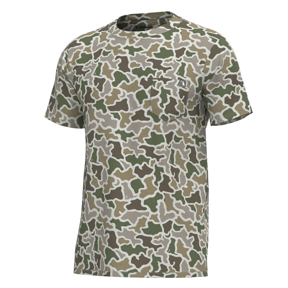 Local Boy Men's Short Sleeve Heather Performance Shirt