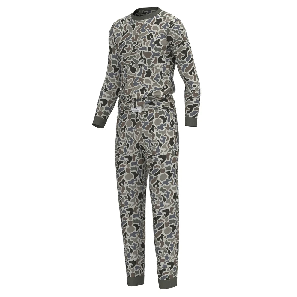 Local Boy Toddler Boys Rib Pajama Set