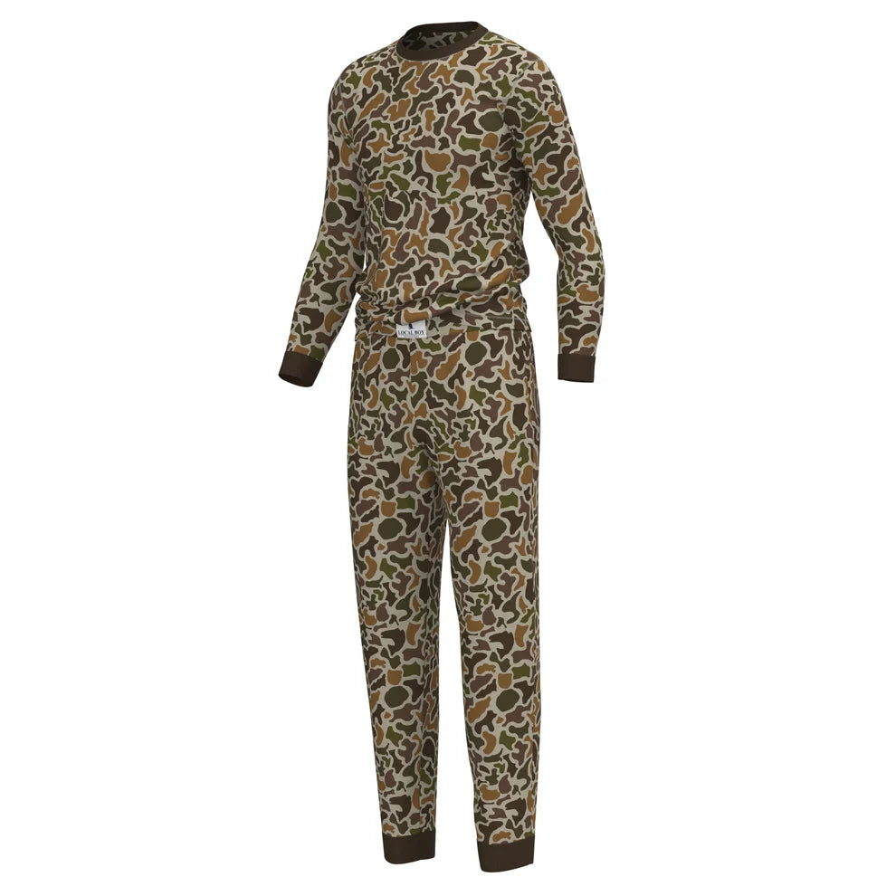 Local Boy Toddler Boys Rib Pajama Set
