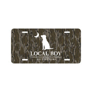 Local Boy Dog & Moon License Plate - Bottomland