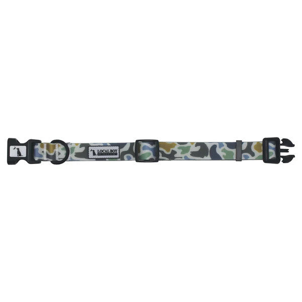 Local Boy Water Repellent Dog Collar - Localflage Bluff