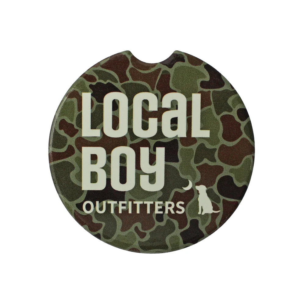 Local Boy Aligned Car Coaster - Localflage OD