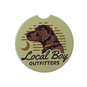Local Boy Lab Arch Car Coaster - Light Khaki