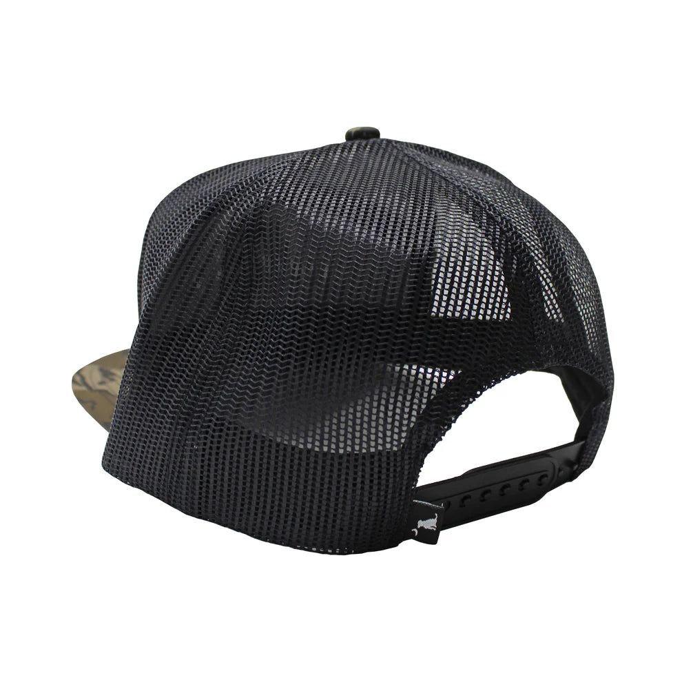 Local Boy Men's Simple Script 7 Panel Hat - Mossy Oak Bottomland