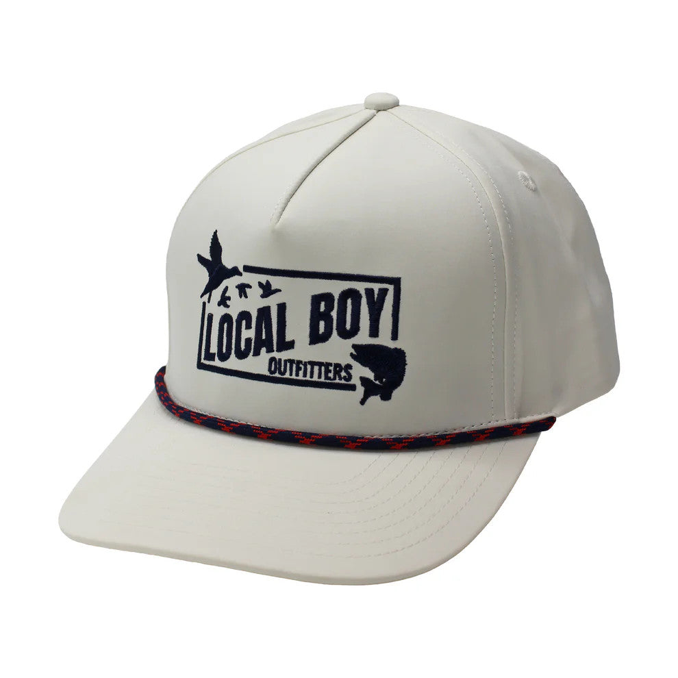 Local Boy Cast & Blast 2.0 High Crown Rope Hat - Stone
