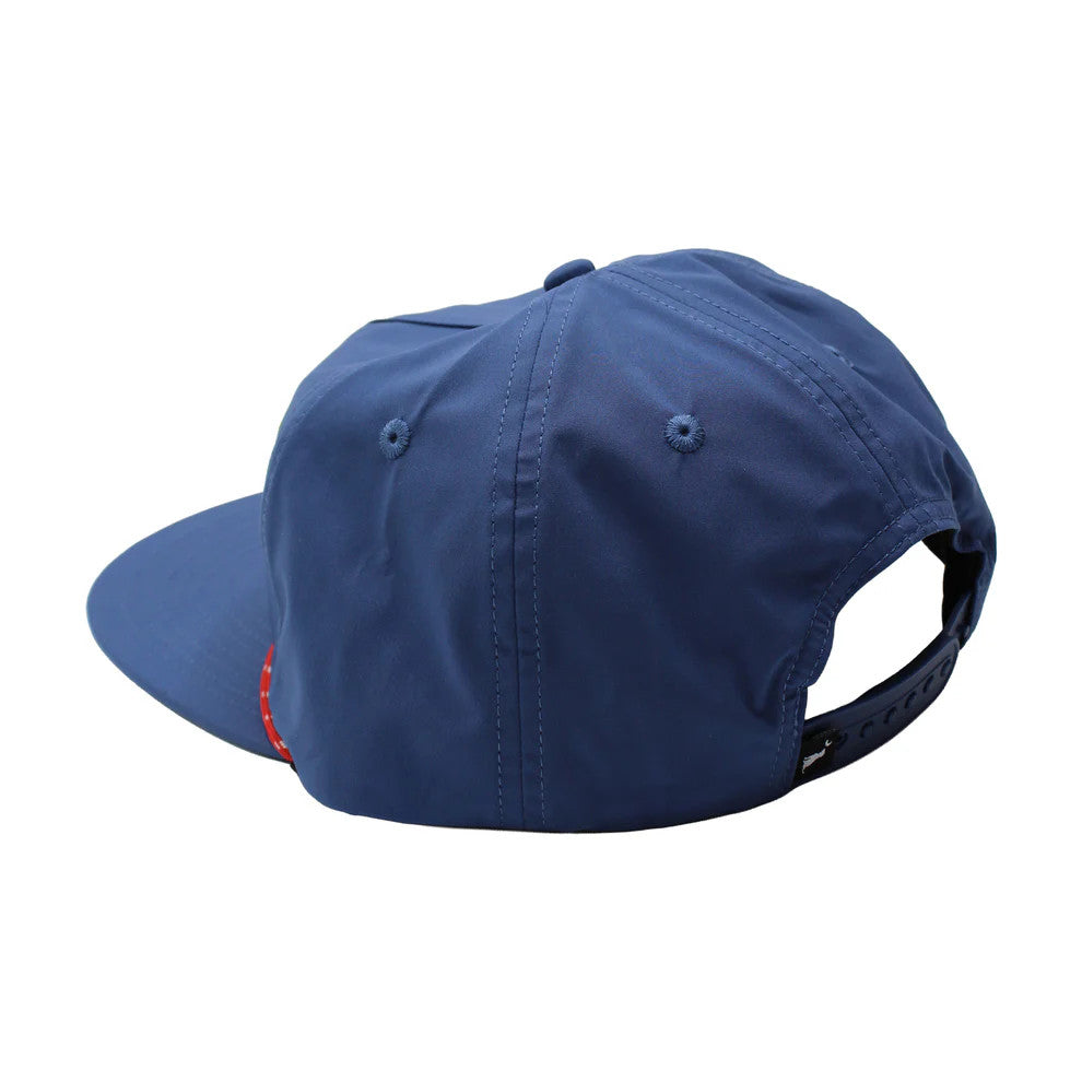 Local Boy Youth Patriotic Low Profile Patch Rope Hat - Sailor Blue