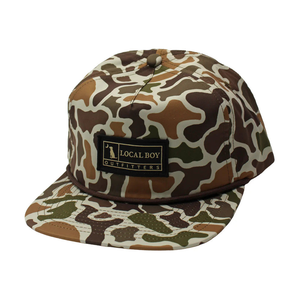 Local Boy Men's Woven Label Low Profile Rope Hat - Localflage Vintage