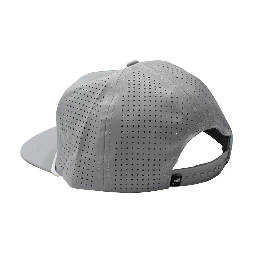 Local Boy Men's Cattail Patch Performance Low Profile Rope Hat - Fog