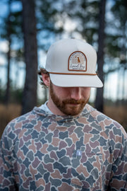 Local Boy Men's Horizon Arch High Crown Rope Hat - Light Khaki
