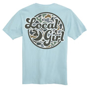Local Girl Women's Camo Patch LCF Bluff Tee