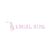 Local Girl Logo Decal - Pink
