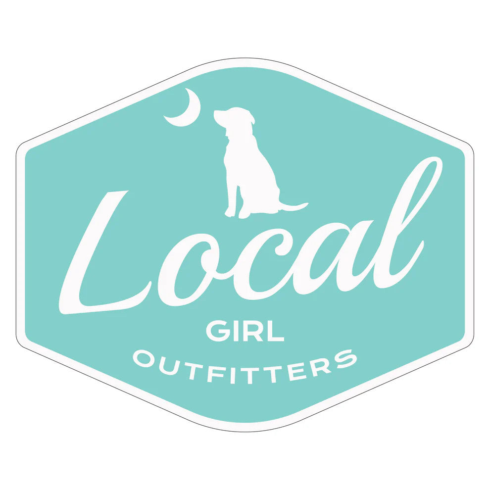 Local Girl Badge Decal - Aqua