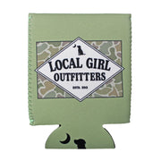 Local Girl Koozie - Founder's Flag Forest Camo Desert