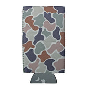 Local Girl Slim Can Koozie - Forest Camo Flora