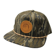Local Girl Women's Leather Patch Low Profile Rope Hat - Mossy Oak Bottomland