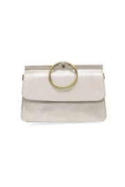 Joy Susan Aria Ring Bag - Metallic Pearl
