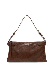 Joy Susan Eve Trapeze Shoulder Bag - Saddle