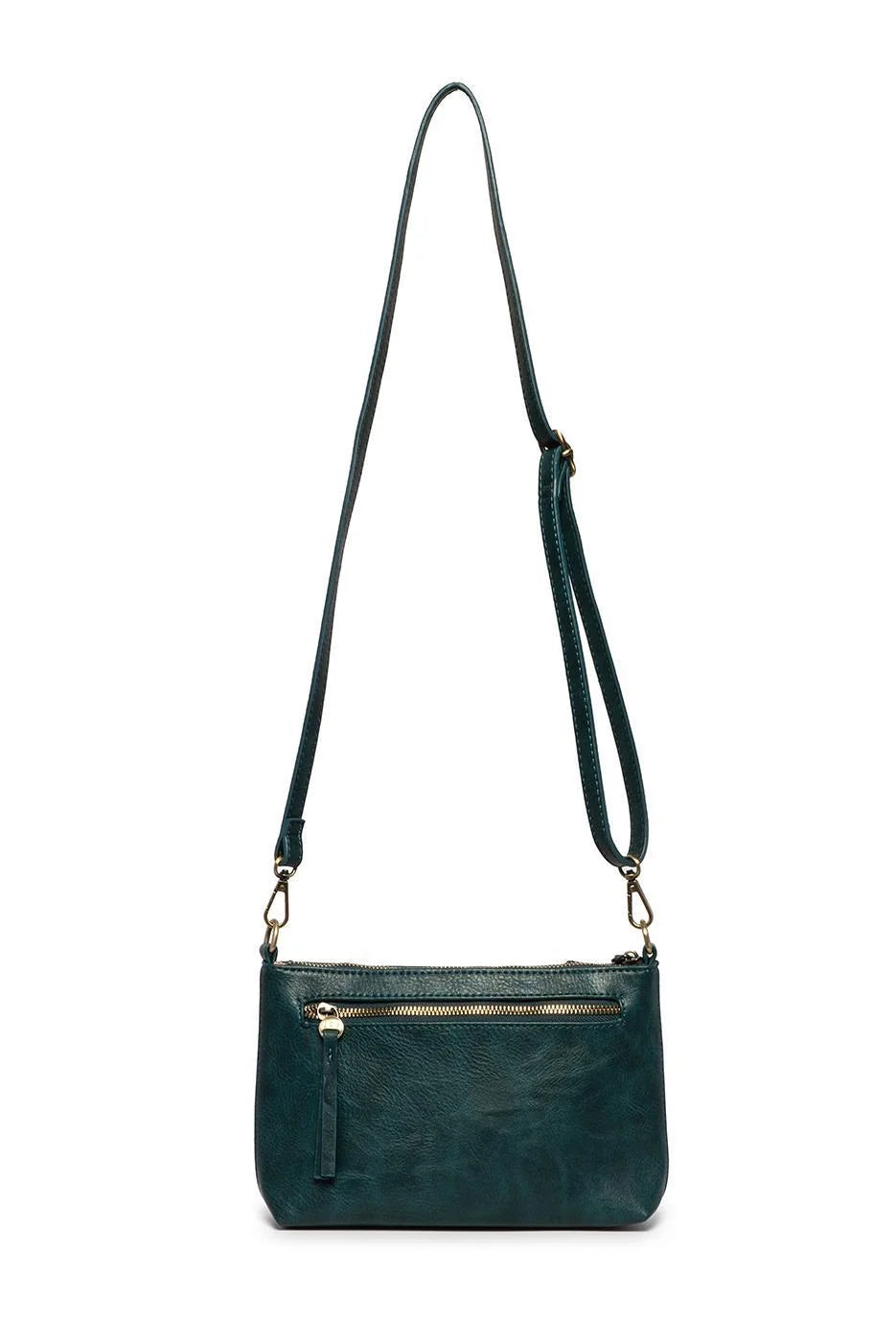 Joy Susan Lovey Top Zip Crossbody - Deep Teal