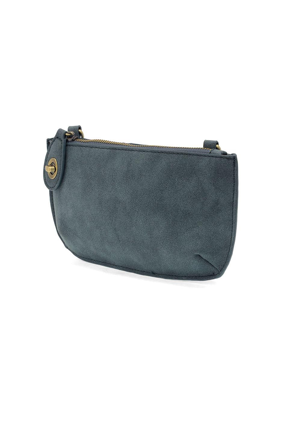 Joy Susan Faux Suede Mini Crossbody Wristlet Clutch - Deep Teal