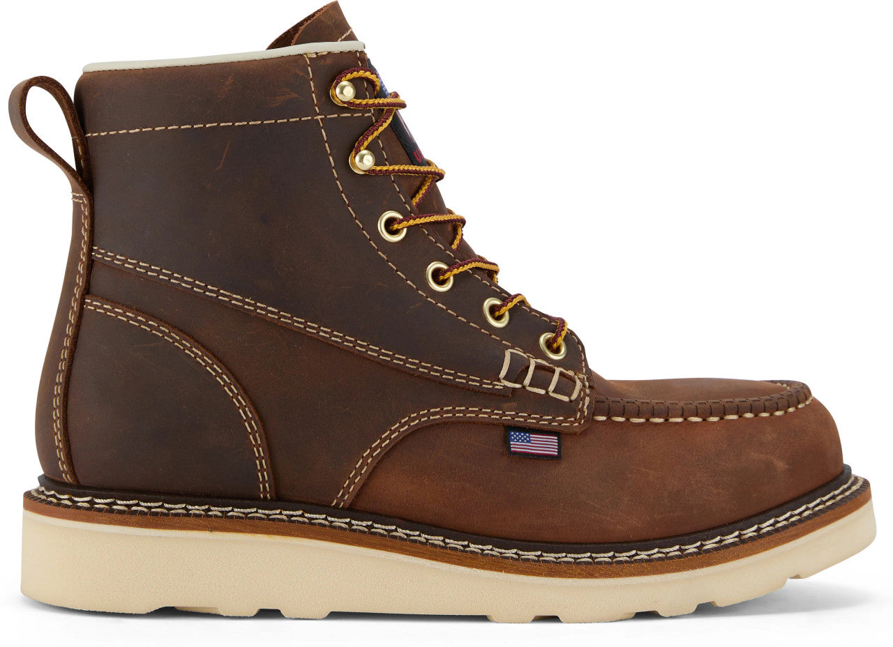 U.S. Boot Driftlock 6” Moc Toe Soft Toe Work Boot