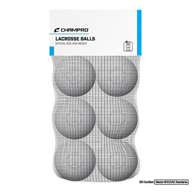 Champro NOCSAE Lacrosse Balls - 6 Pack
