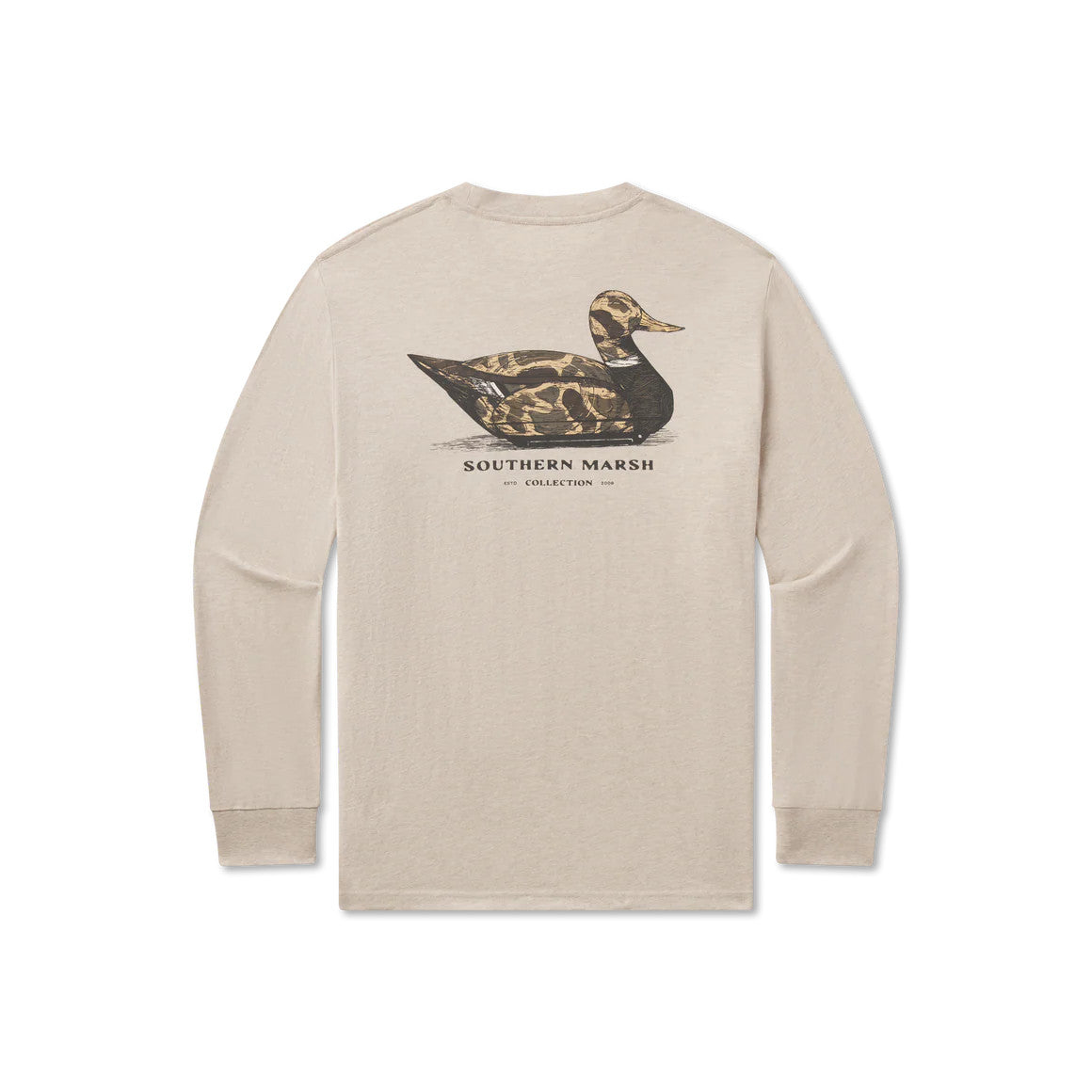 Southern Marsh Men's Long Sleeve Vintage Duck Decoy Tee