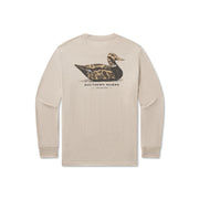 Southern Marsh Men's Long Sleeve Vintage Duck Decoy Tee