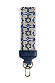 Joy Susan Square Clover Easy Find Wristlet - Navy