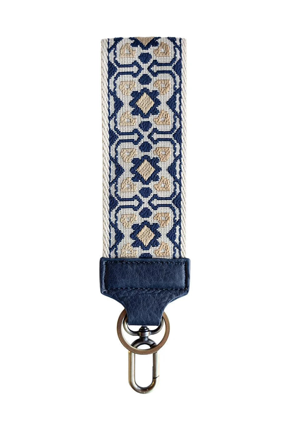 Joy Susan Square Clover Easy Find Wristlet - Navy