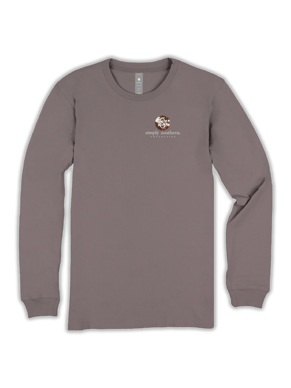 Simply Southern Youth Faith Long Sleeve T-Shirt - Driftwood